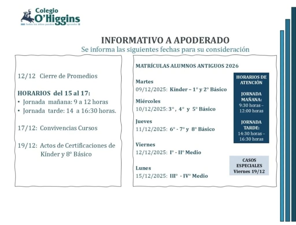 Instagram post from colegioohiggins_oficial. This post is in position 1.